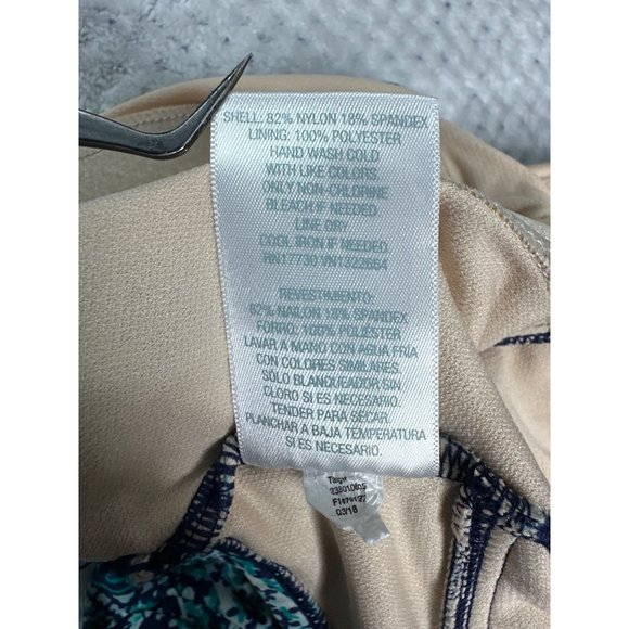 Kona Sol One Piece Swimsuit Bathing Suit Swimwear Padded Cross Straps Tie Back - Picture 8 of 8